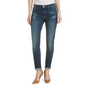 FRAME Denim Le Garcon Slim Boyfriend Jeans in Westfield Dark Wash Women's 29